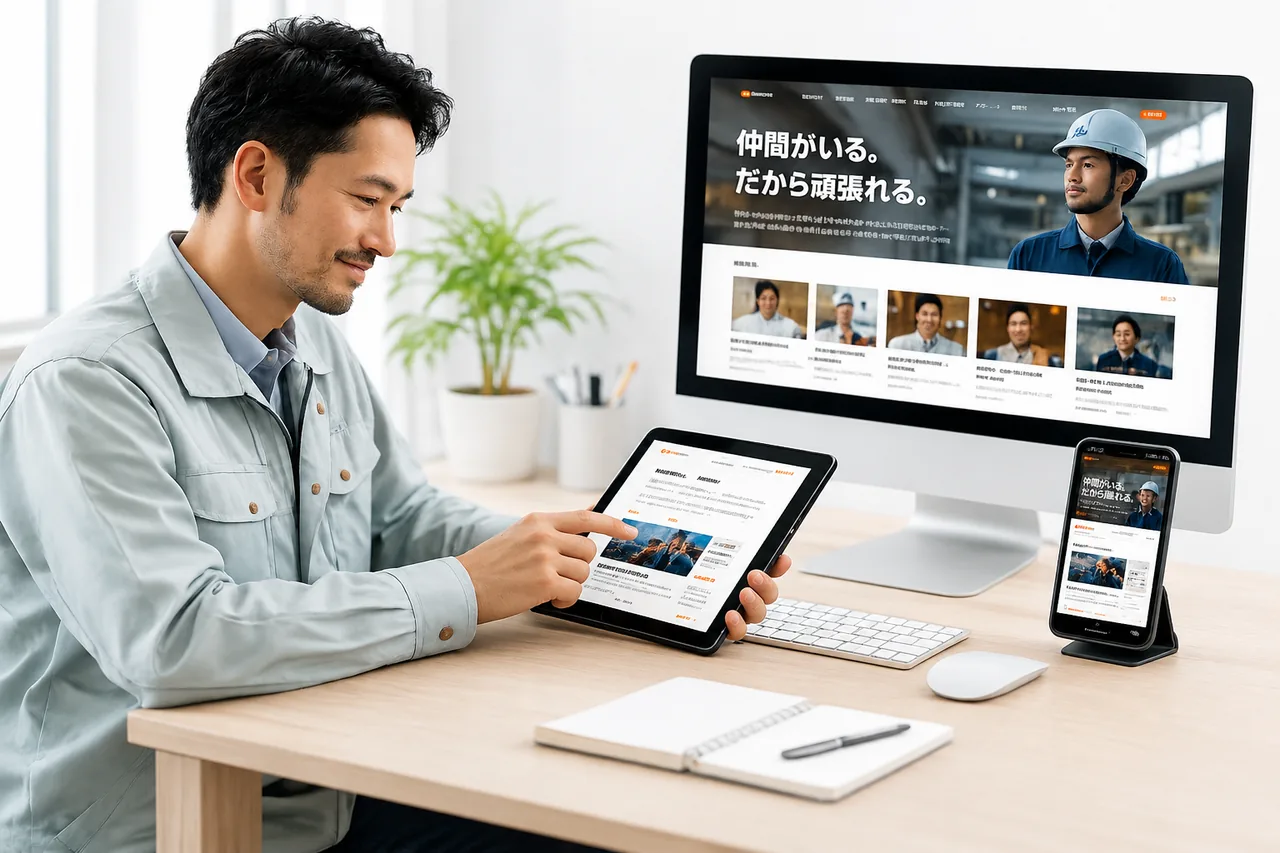自社専用ページのイメージ